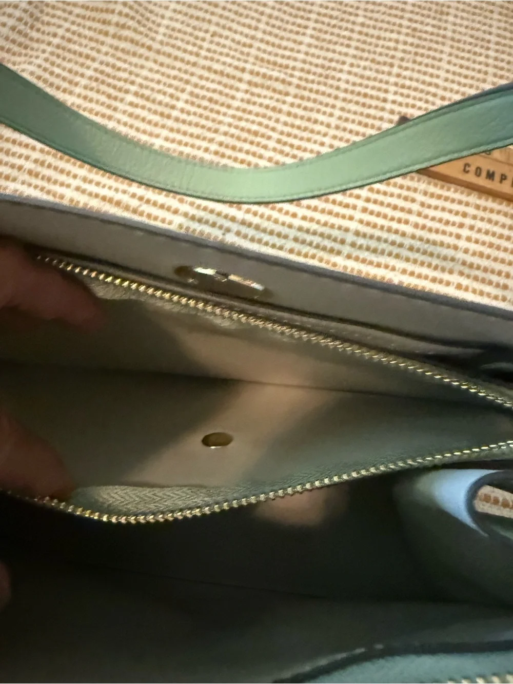 Jessica Moore Mint Green Vegan Leather Handbag.   NWOT